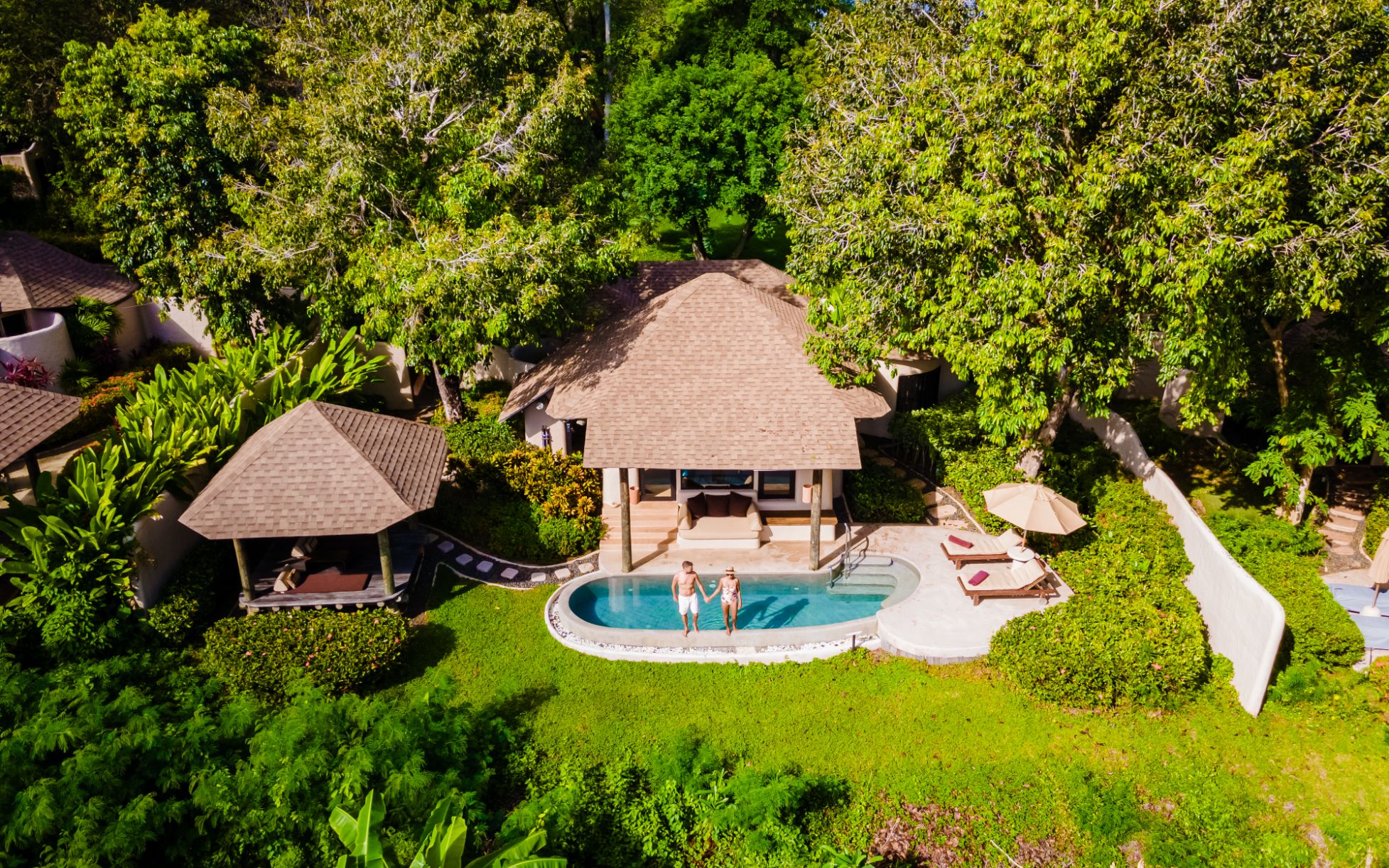 Resort aerial overview